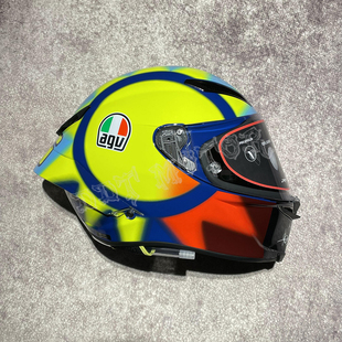 DDT正品AGV Pista GPRR罗西 vr46水彩日月罗拉碳纤维全盔赛车头盔