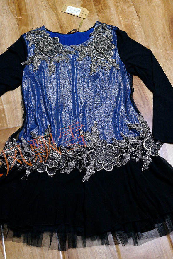 圣雪儿女装春秋装  宽松显瘦连衣裙 胖mm可穿   女长款