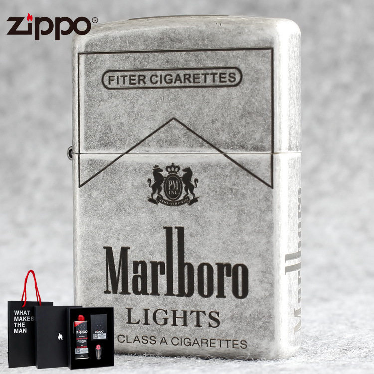 zippo古银万宝路
