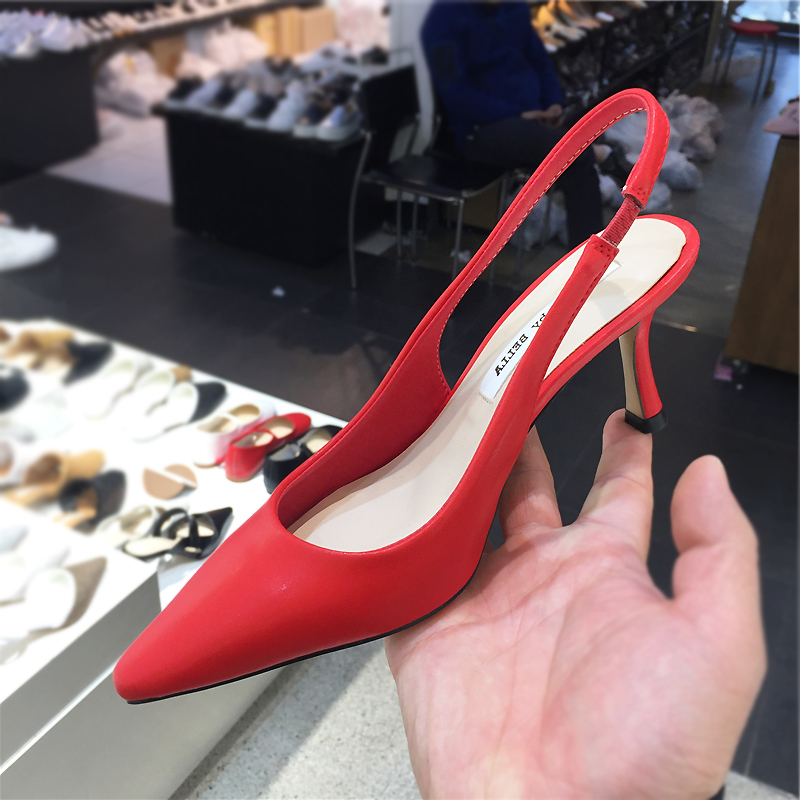 Xiao Su Korea ol Tip Shallow mouth Genuine leather pinkycolor grace Stiletto Single shoes temperament High-heeled shoes A29Ain the Women's Shoes, Low shoes category - from Buy2taobao.com to provide professional Taobao agent buy service