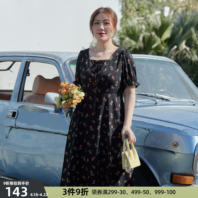 纤莉秀大码女装连衣裙