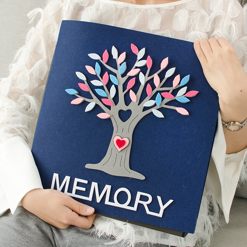 宝宝相册本diy手工创意儿童粘贴式