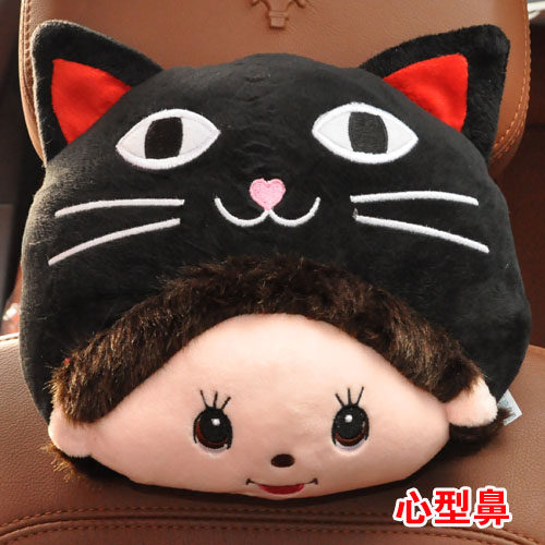 布迪汽车头枕护颈枕可爱卡通车用座椅靠枕枕头车枕车内用品创意