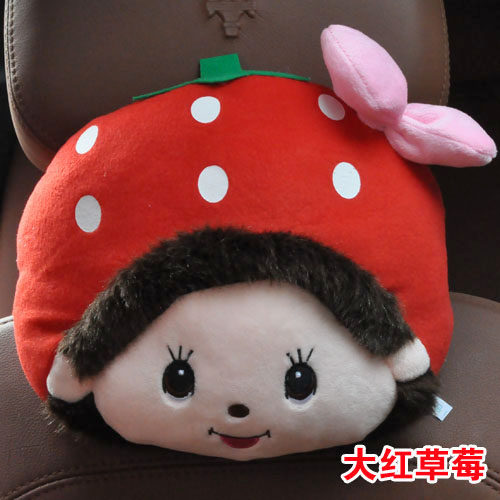 布迪汽车头枕护颈枕可爱卡通车用座椅靠枕枕头车枕车内用品创意