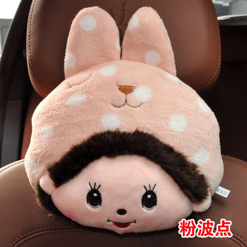 布迪汽车头枕护颈枕可爱卡通车用座椅靠枕枕头车枕车内用品创意