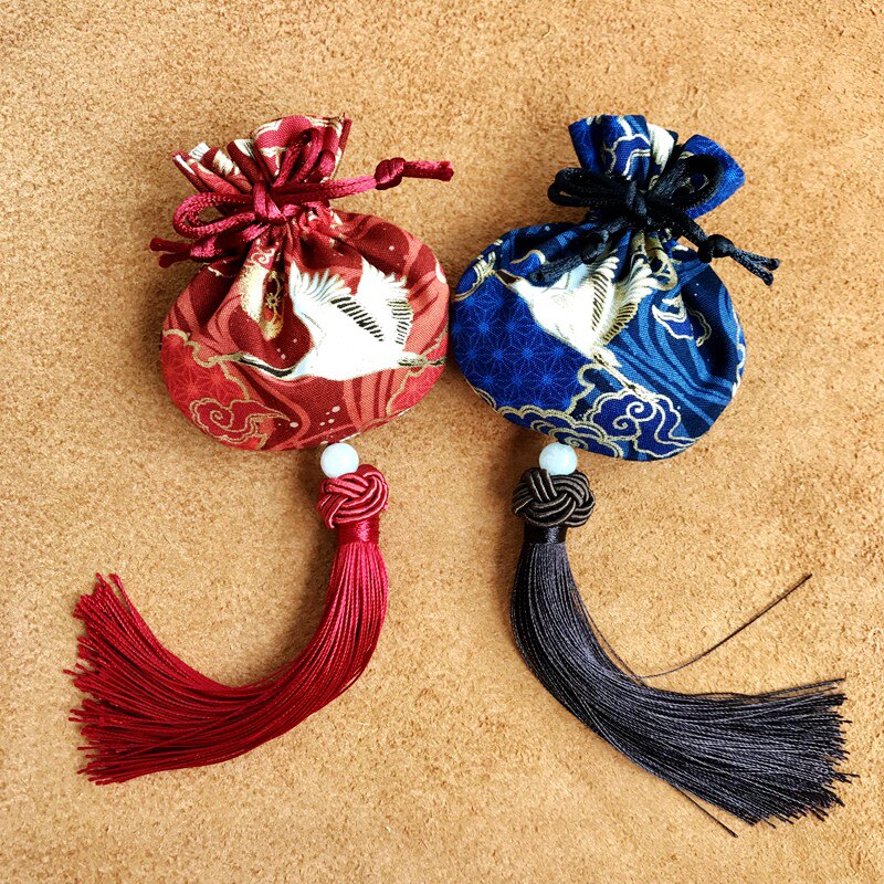 端午香囊*祥瑞仙鹤*手工制作香囊 徐州香包 车挂古风汉服腰佩驱蚊