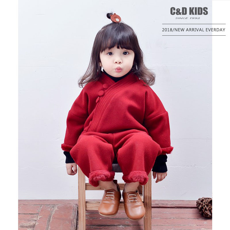 girl Hanfu suit baby Chinese style Happy New Year children Autumn and winter Chinese New Year Tang costume Children's clothing The age of Caught Week full dressin the Children/Baby/Family fitted , Children's Robes/Costume/National costume , Costume category - from Buy2taobao.com to provide professional Taobao agent buy service