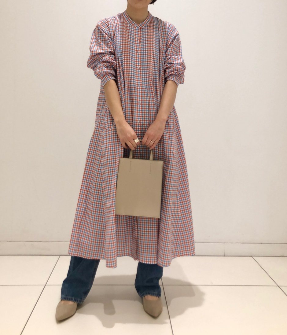 uniqlo优衣库设计师合作款女装 idlf全棉细褶连衣裙长袖 447889