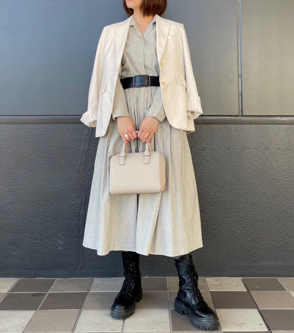 uniqlo优衣库设计师合作款女装 idlf棉麻茄克外套 西装447457