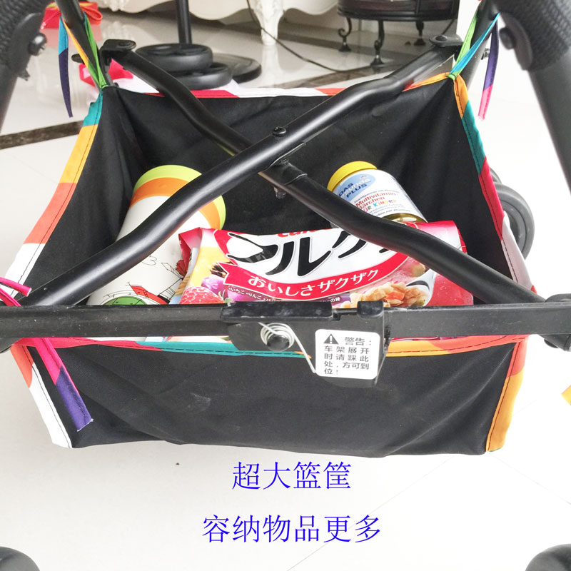 好孩子婴儿推车D303D306置物篮筐伞车通用大容量底置物袋储物袋子