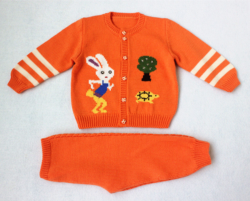 大全—手工编织婴幼儿童羊毛线衣 周岁宝宝生日礼品开衫套装 百搭毛衣