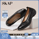 SKAP圣伽步新商场同款百搭浅口低跟休闲女便单鞋AAY02CQ2