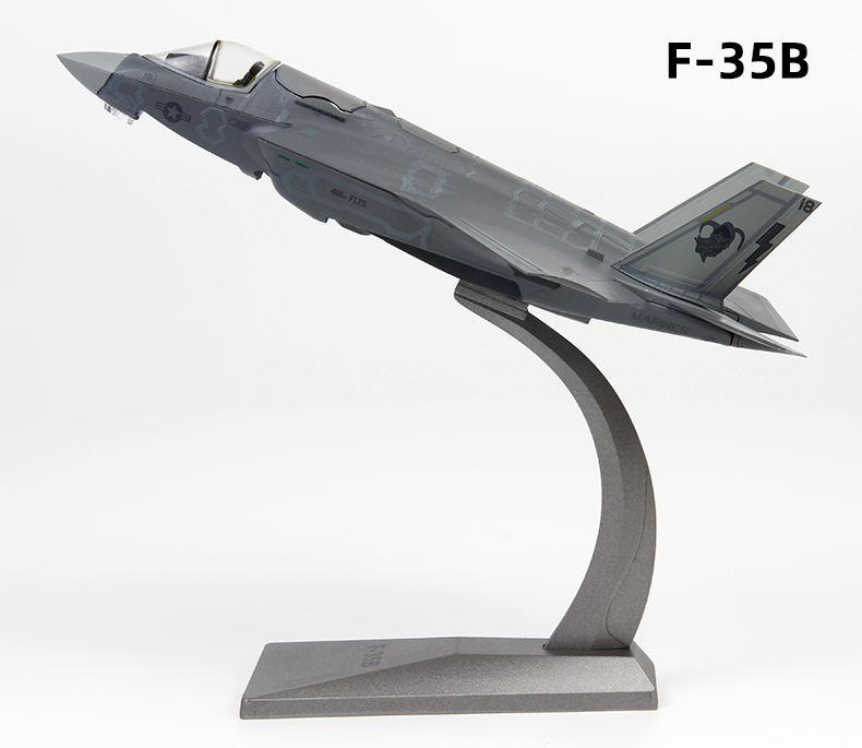 F35金属1:72模型飞机 美国五代战斗机模型摆件 航空模型礼品