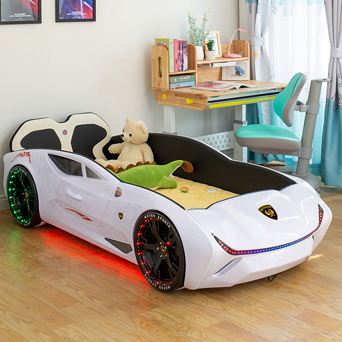 儿童汽车床男生