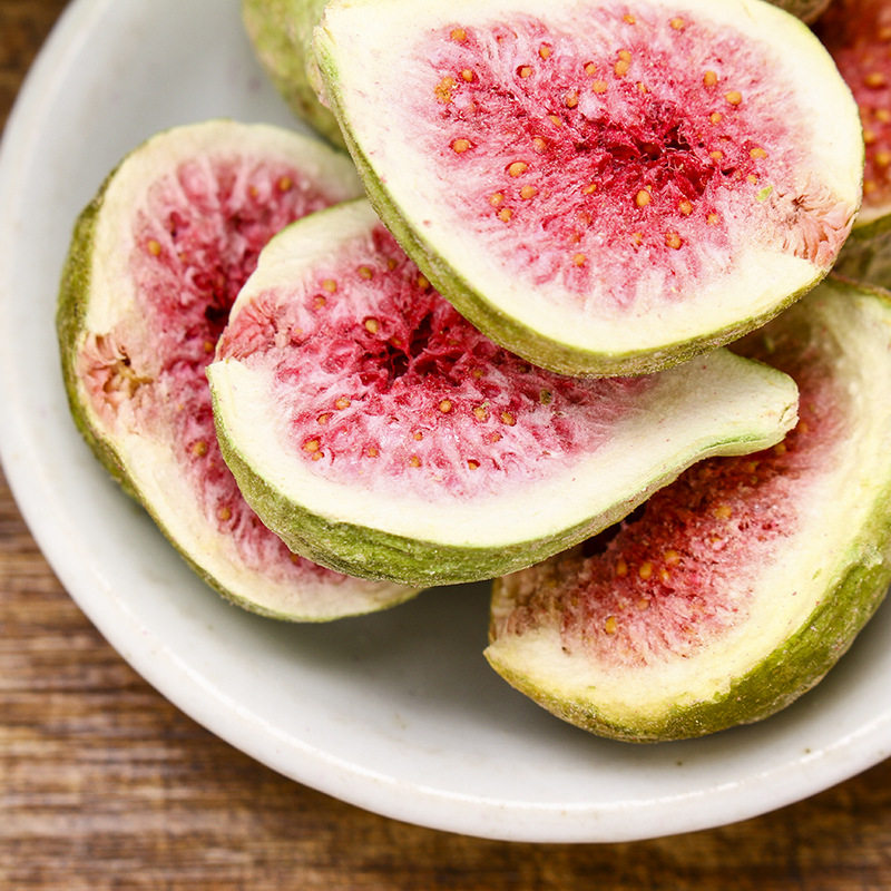 冻干无花果干50g*2即食果蔬干脱水青皮无花果脆片特产零食包邮