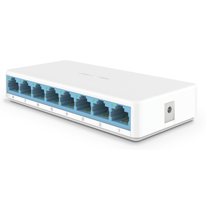 mercury s108c 8-port 100m switch home 8-port switch network line splitter shunt network monitoring