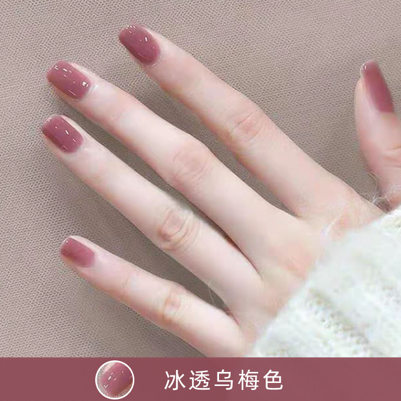 小红书美甲流行色
