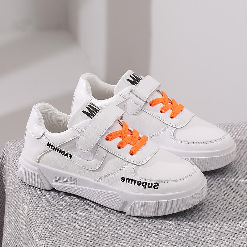 children's shoes Girls Shoes 2019 spring and autumn new pattern CUHK genuine leather children motion Single shoes Boy leisure time White shoesin the Video game/Fitting/Game/Raiders , Steering wheel category - from Buy2taobao.com to provide professional Taobao agent buy service