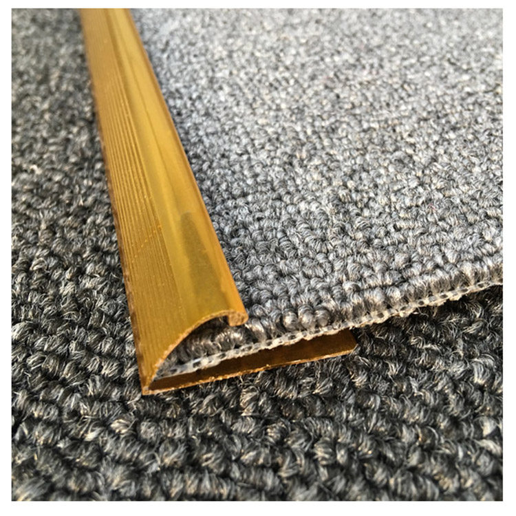 满铺地毯辅料 铝合金压边条/平压条/门口地板金属收边条u型收口条