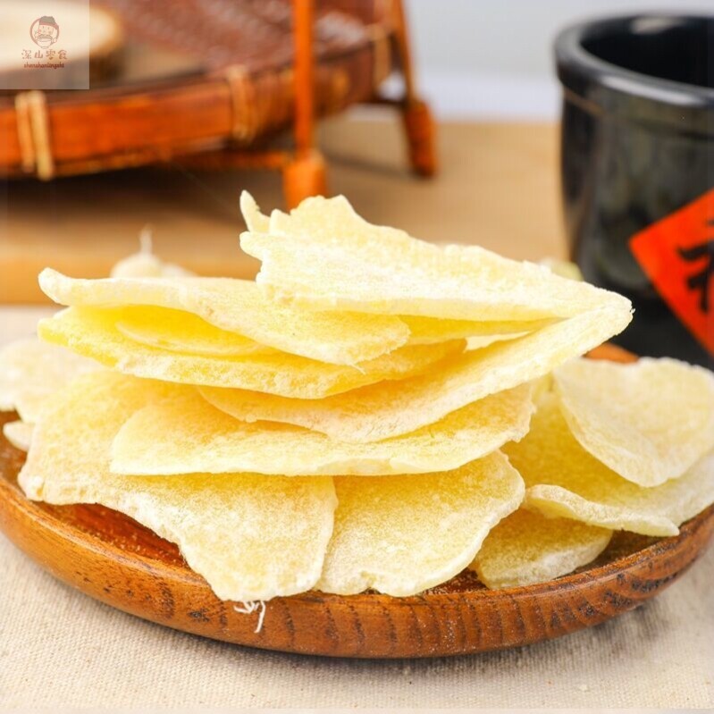 姜片糖姜片2000g180g姜糖片生姜干泡水即食姜片零食便宜山东特产