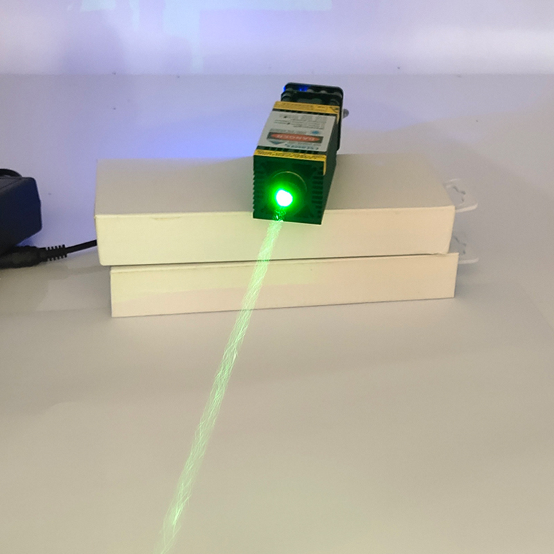 oxlasers520nm500mw绿光激光模组12v大功率激光器可调焦支持pwmttl