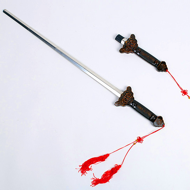 一折玩具剑 金属_剑刀不锈钢金属武器铁剑玩具武术剑表演剑儿童玩具