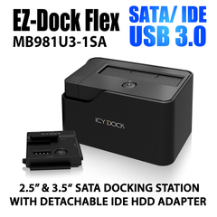 ICY DOCK MB981U3S-1S 2.5/3.5寸硬盘座USB3.0硬盘盒SATA抽取盒