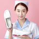台湾慕伊莱双气垫护士鞋白色头层牛皮女鞋秋季舒适防滑平底工作鞋