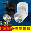 led万向背景墙射灯cob客厅照画灯聚光5w10w吸顶式免开孔明装 led万向背景墙射灯cob客厅照画灯聚光5w10w吸顶式免开孔明装
