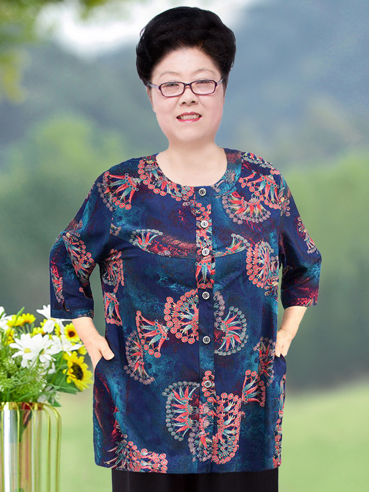 胖老太太特大码女装夏200斤