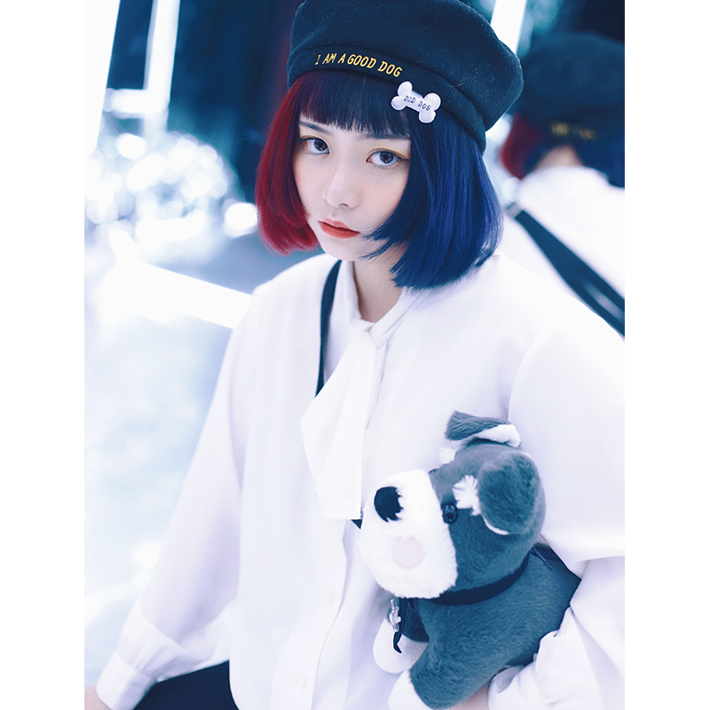 Hashtag DDD DDD DOG 上班狗百搭造型可爱趣味可调节双面贝雷帽在类目 服饰配件/皮带/帽子/围巾, 帽子中 - 来自Buy2taobao.com提供专业的淘宝代购服务