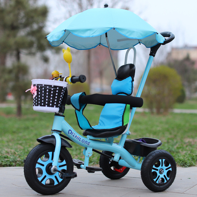 大号儿童三轮车可拆婴儿幼儿自行车脚踏车推车童车1-2-3-4岁宝宝