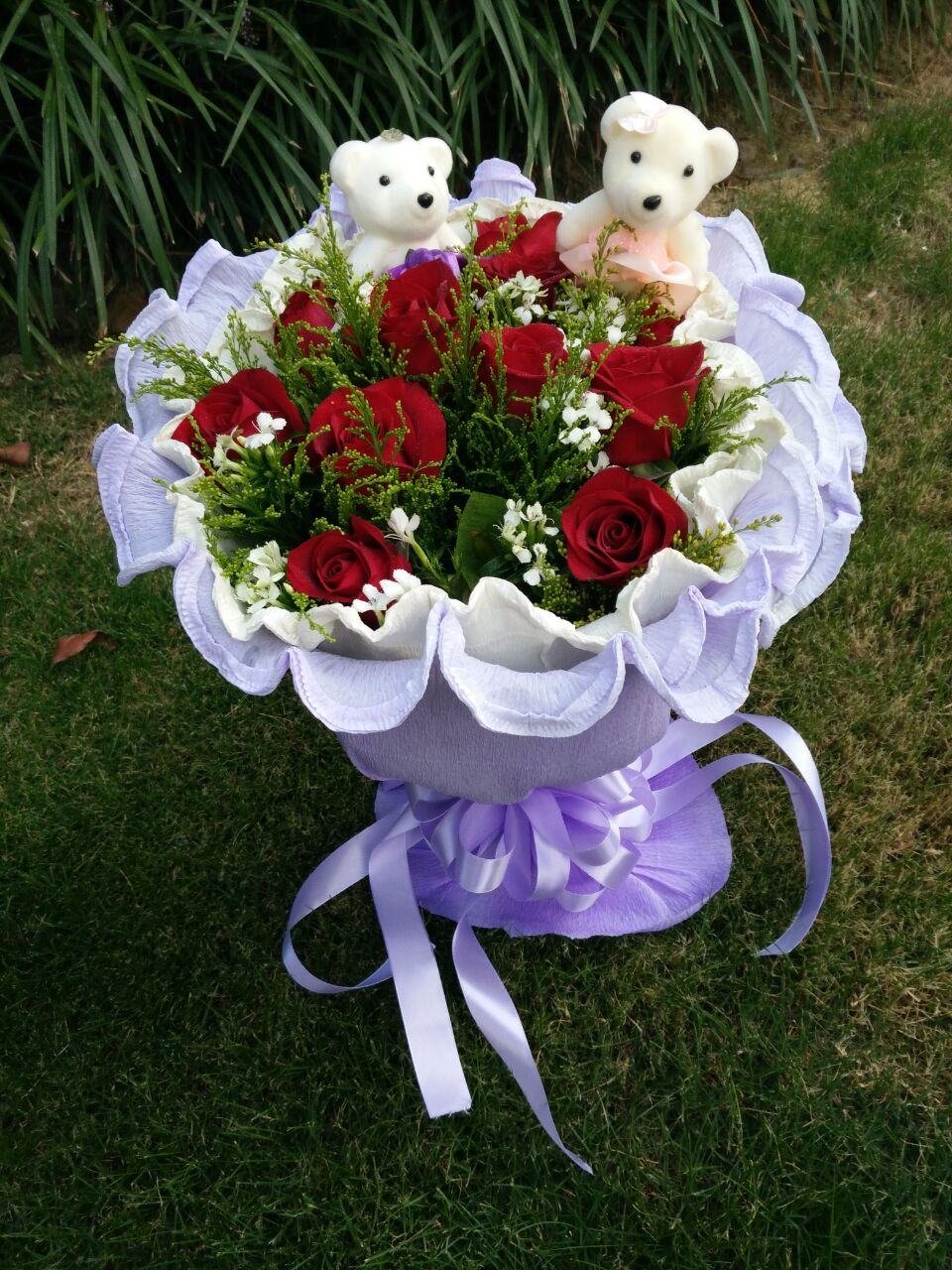 11朵玫瑰花束