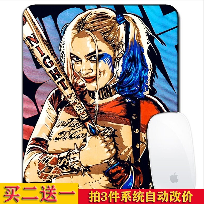 小丑丑女joker杰昆菲尼克斯小中号加厚吃鸡设计办公鼠标垫