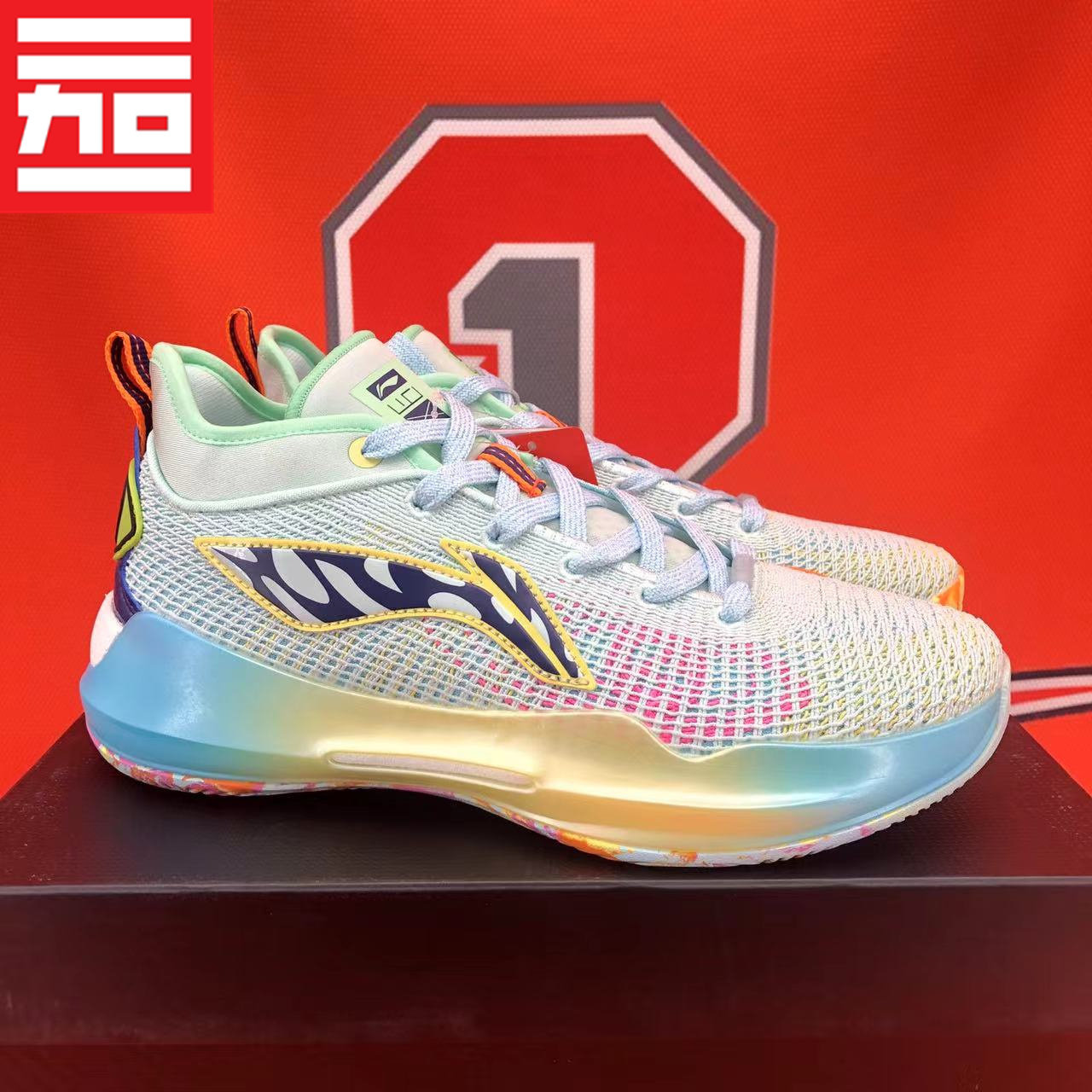 李宁驭帅1342low男款低帮奇异博士晶体碳板实战篮球鞋 abaq013-17