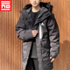 Adidas阿迪达斯DOWN PARKA户外男子冬款工装运动休闲羽绒服HR5232