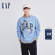 【GAP x JEREMY VILLE联名】男女同款宽松抓绒卫衣情侣上衣841319