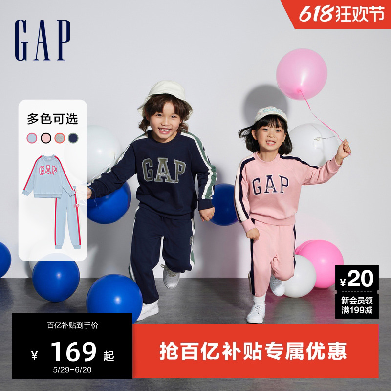 Gap男女幼童春2024新款LOG