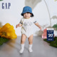 Gap婴儿2024夏季新款纯棉舒适亲肤短袖连体衣儿童装包屁衣890357