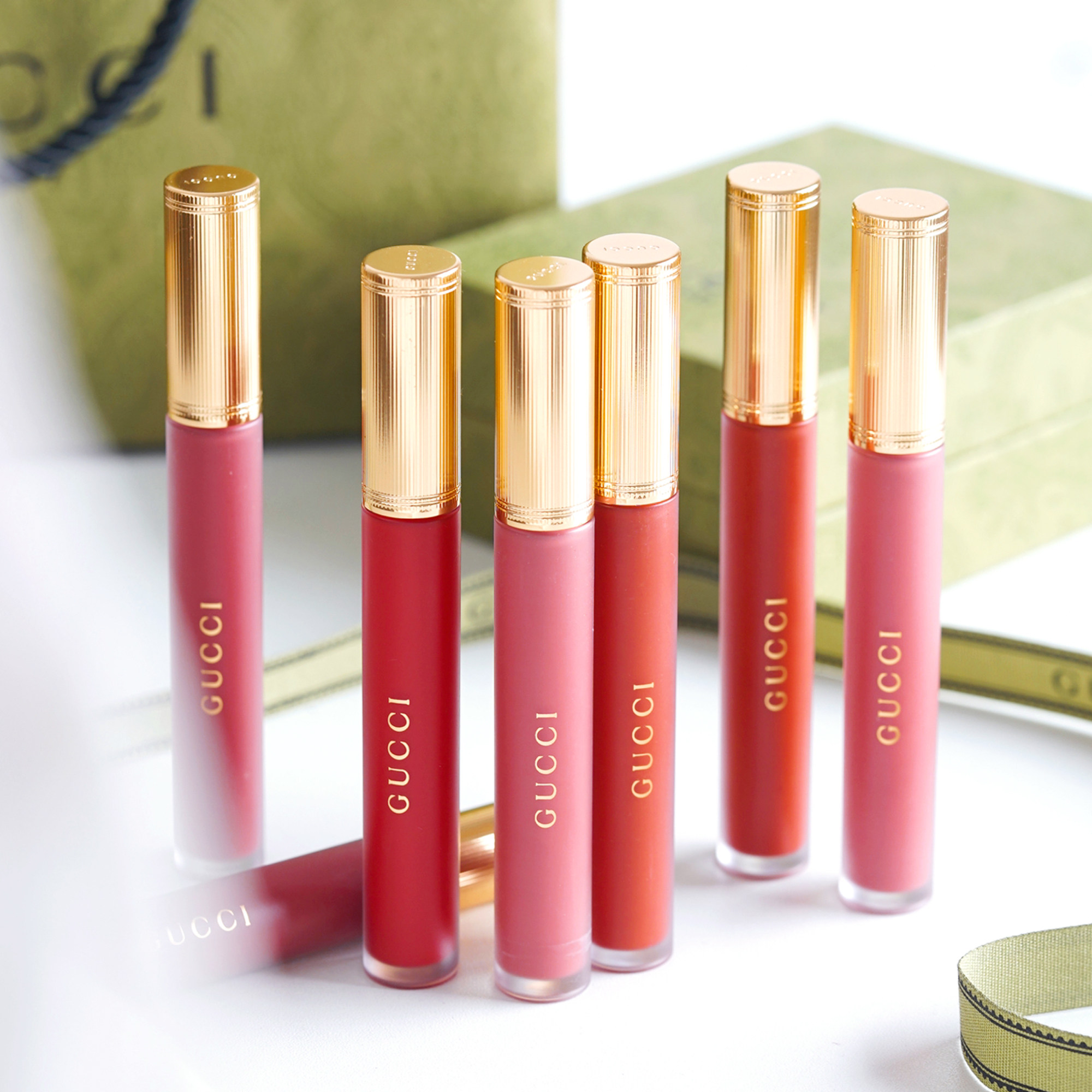 gucci/古驰2022新品哑光唇釉203/208/505/413/521/25 114 311礼盒