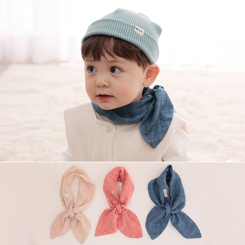 韩国男女宝宝围巾纯棉春季新款男女童1-5岁婴儿童婴童婴幼儿围脖