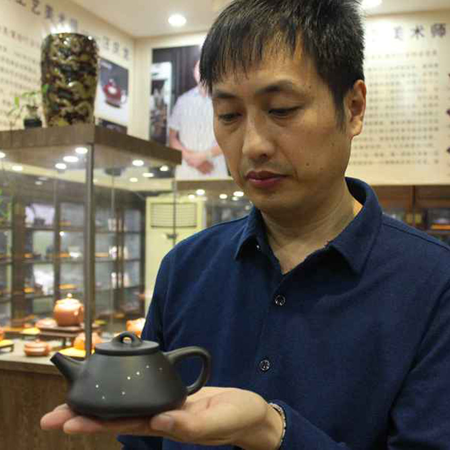 【北斗七星】高黑泥 一厂老料 全手工制作 著名陶艺家 汪庆红 - 拍卖