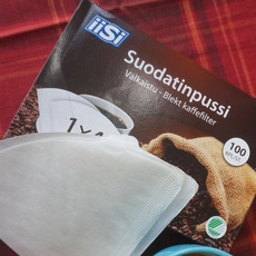 芬兰进口iiSi滴漏式全自动咖啡机粉过滤漏纸1X4号103虑纸家用包邮