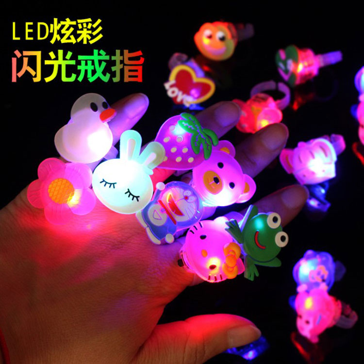 Luminous ring Flash led Stall gift children luminescence Finger Lights Toys Cartoon Ring Broochin the Toy/Childs/Puzzle/Building block/Model , Electronic/Light/Aerated/Tricky Toy , Glow Toys category - from Buy2taobao.com to provide professional Taobao agent buy service