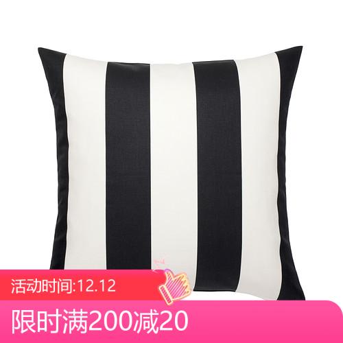 宜家IKEA国内代购万吉隆 全棉黑白条纹抱枕靠垫枕垫套50x50cm|ruв категории домашний ткань, подушка/подушка - от Buy2taobao.com для оказания профессиональной услуги покупки агента Taobao