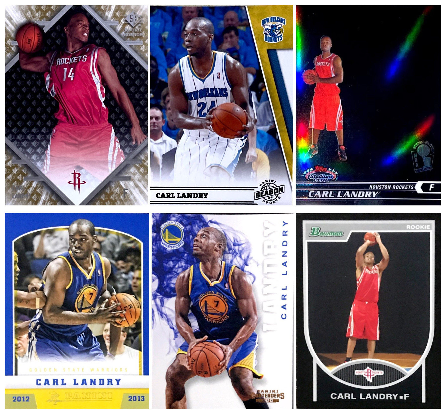 【ir】nba球星卡 panini ud 卡尔 兰德里 carl landry 新秀 特卡