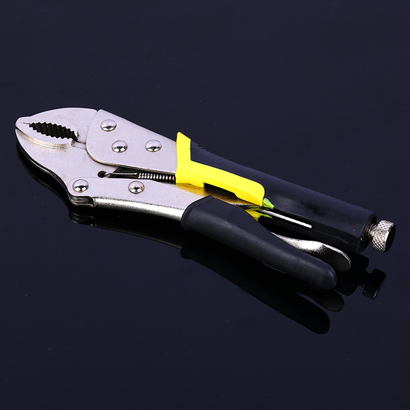 大力钳多功能万用c型圆口手动尖嘴固定强力夹钳万能重型压力钳子