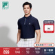 FILA 斐乐男子短袖POLO衫2024夏新款高尔夫运动基础休闲T恤上衣