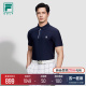 FILA 斐乐男子短袖POLO衫2024夏新款高尔夫运动基础休闲T恤上衣