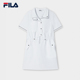 FILA Emerald斐乐女子梭织连衣裙2025秋季新款时尚休闲宽松工装裙